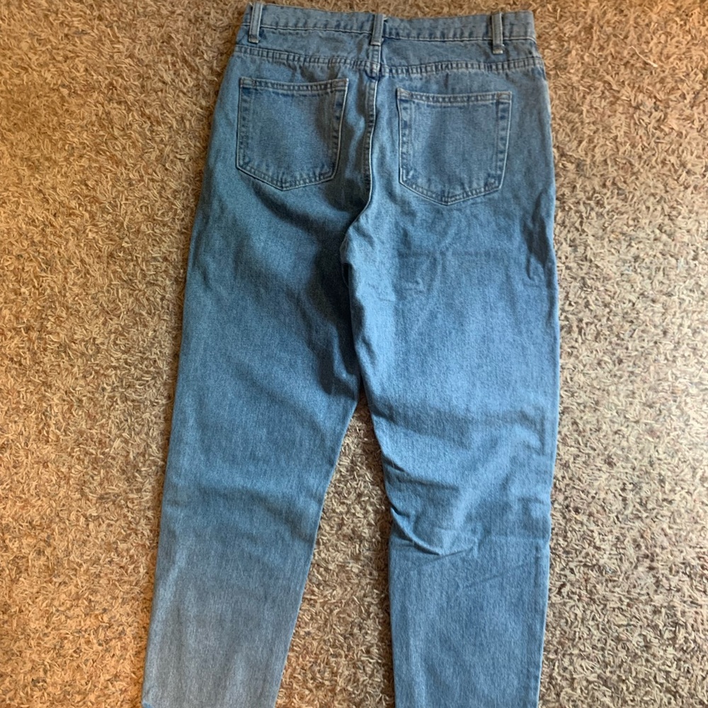 Straight leg jeans